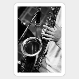 Jazz and Saxophone Sticker